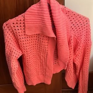 Strawberry Crochet Cardigan